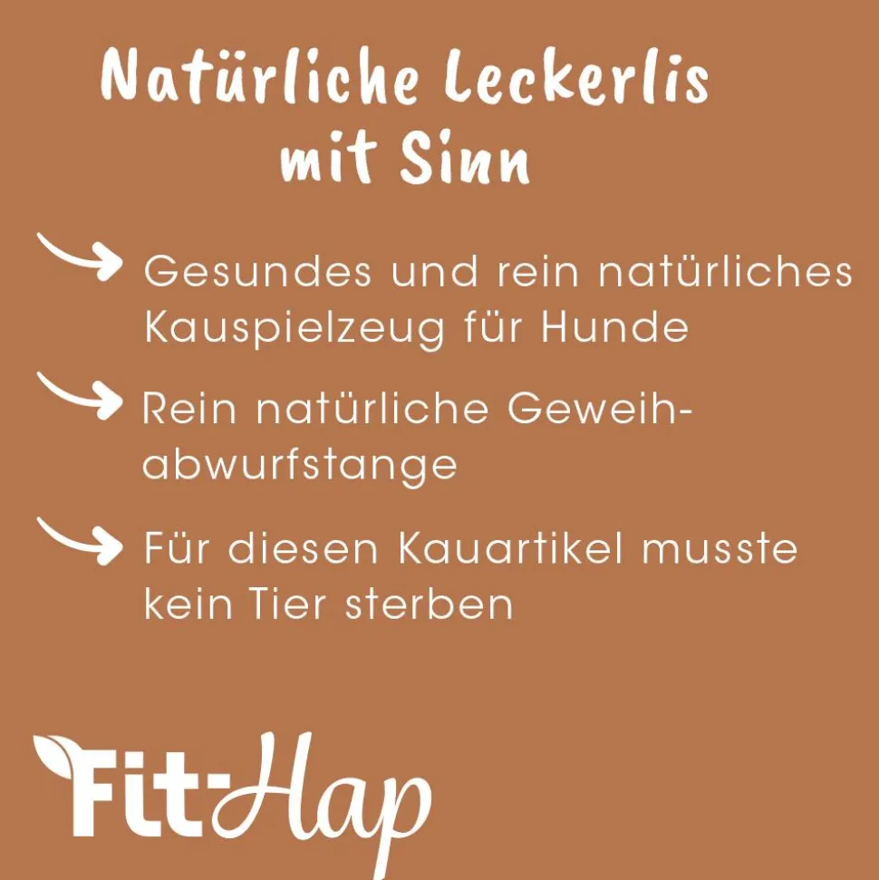Fit-Hap Geweihmineral-Snack S (50-80 g)