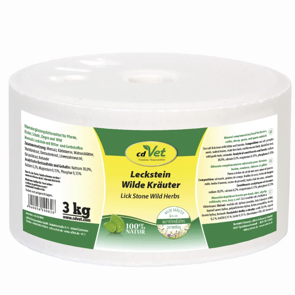 Leckstein Wilde Kräuter 3 kg