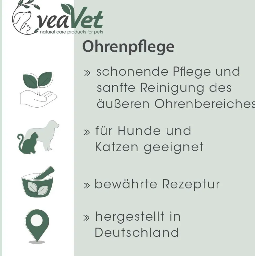 VeaVet Ohrenpflege mild 20 ml